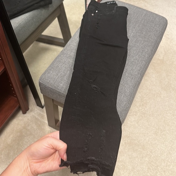 Black distressed skinny - Picture 4 of 5